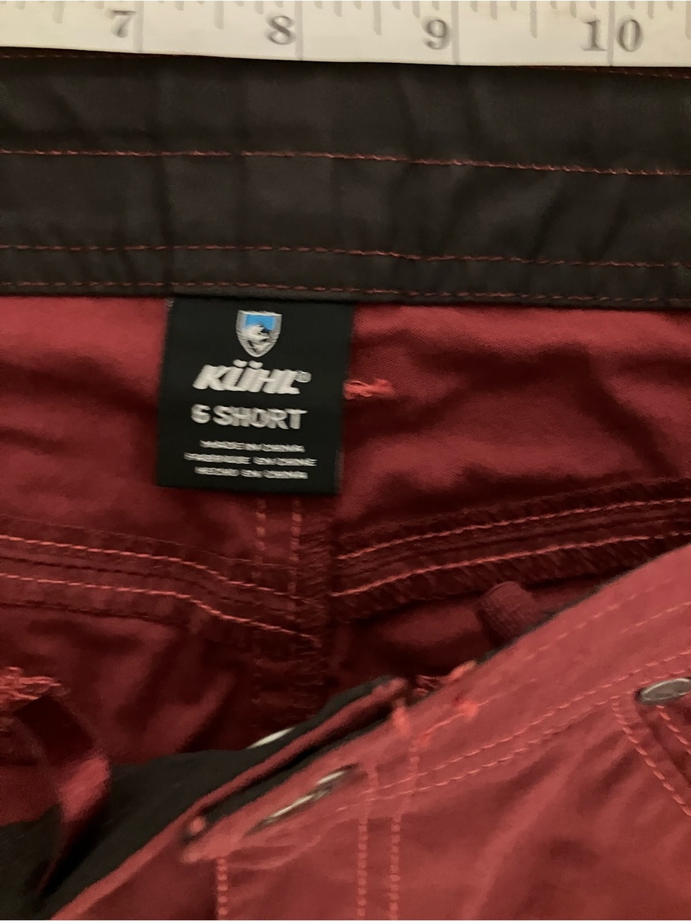 Kühl women’s burgundy size 6 SHORT - Picture 10 of 11